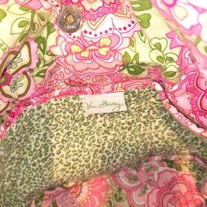 Vera Bradley Vibrant Pink and Green Floral Bag